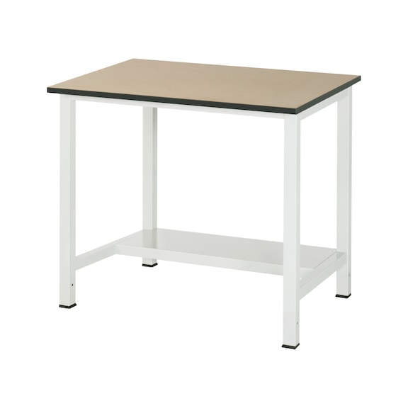 RAU workbench 900-3 1000x800x825 mm Medium-density fiber worktop 22 mm - Workbench