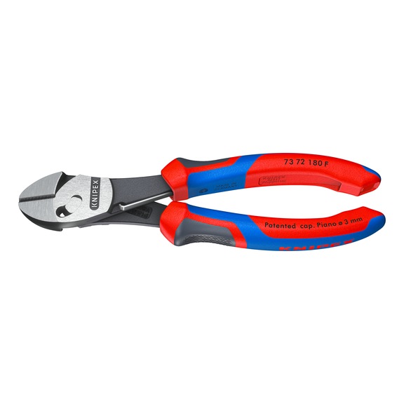 KNIPEX Diagonal cutters TwinForce 180 mm Article 73 72 180 F - Side cutter