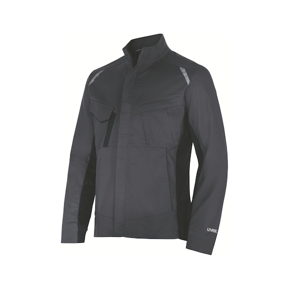 UVEX Men's work jacket suXXeed industry gray anthracite 6XL 8854817 - 