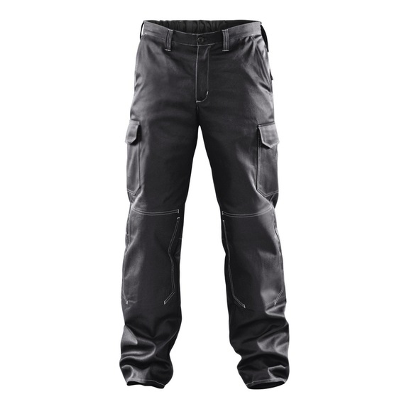 K&Uuml;BLER Black cargo trousers, size 56 2448 1414-99-56 - ORGANIQ Cargo Trousers