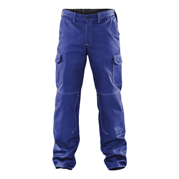 K&Uuml;BLER Cobalt blue cargo trousers, size 60 2448 1414-46-60 - ORGANIQ Cargo Trousers