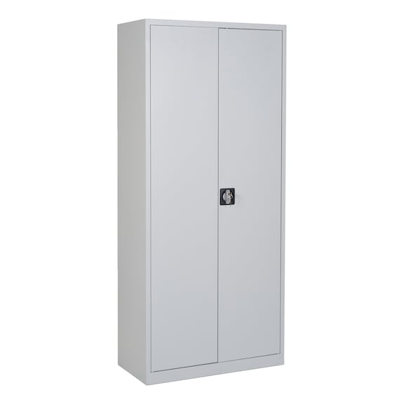 CEHA Hinged door cabinet, 1,800x800x380 mm, 4 shelves RAL 7035 - Hinged door cabinet