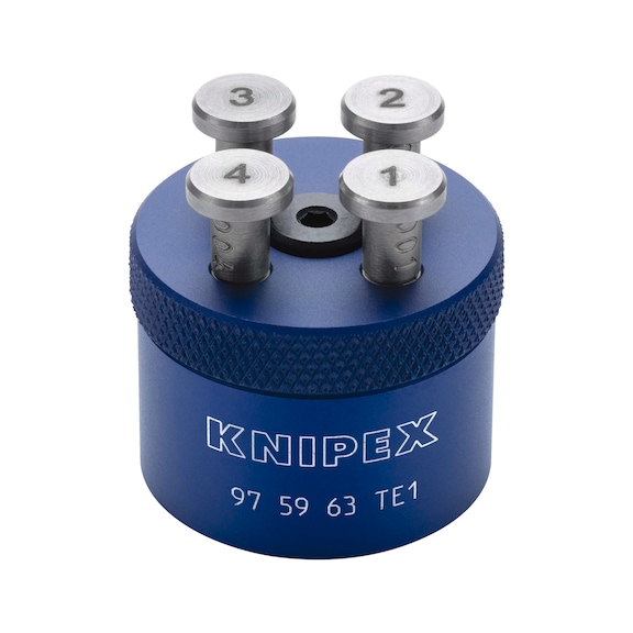 KNIPEX Contact holder for TE (Intercontec) 32 mm 97 59 63 TE1 - Crimping pliers