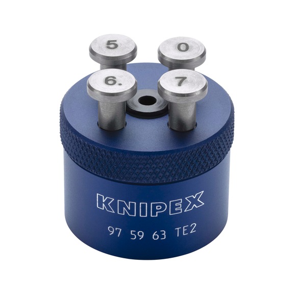 KNIPEX Contact holder for TE (Intercontec) 32 mm 97 59 63 TE2 - Crimping pliers