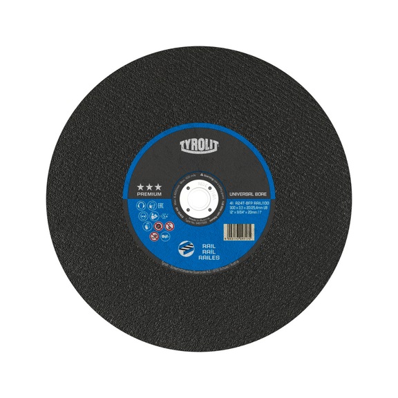 TYROLIT Trennscheibe gerade 300x3,5x20/25,4 mm A30 PREMIUM Schienen - Trennschleifscheibe