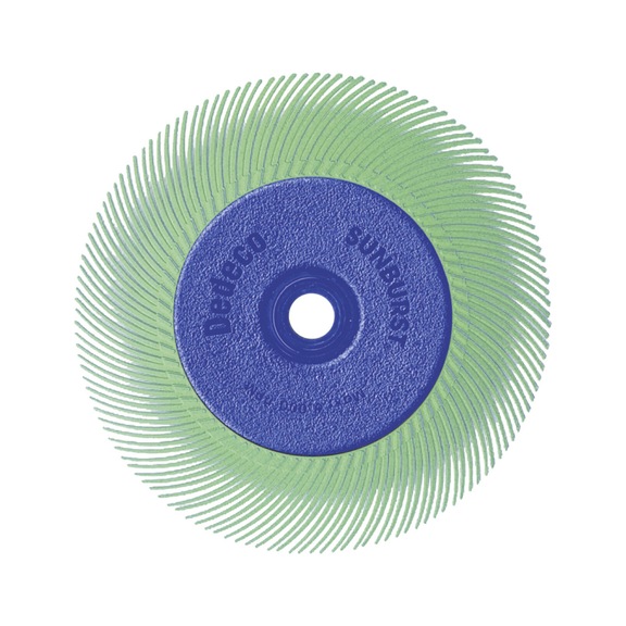 TYROLIT SUNBURST Radialschleifb&uuml;rste TC 152x25,4/A1 A80 GROB universell - Radial-B&uuml;rstenscheibe