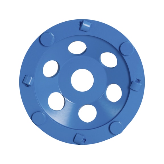 TYROLIT DGU-PCD diamond grinding disc with support segments 125x22x22.23 PREMIUM - Sanding tool with diamond or boron-nitride with bore