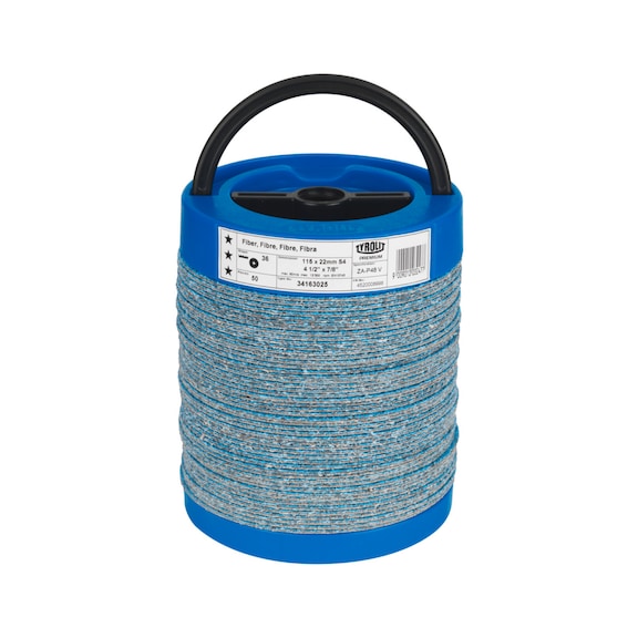 TYROLIT Fiberscheibe vulkanisiert 125x22 mm ZA24-48 PREMIUM Stahl/Inox 34163902 - Fiberschleifscheibe