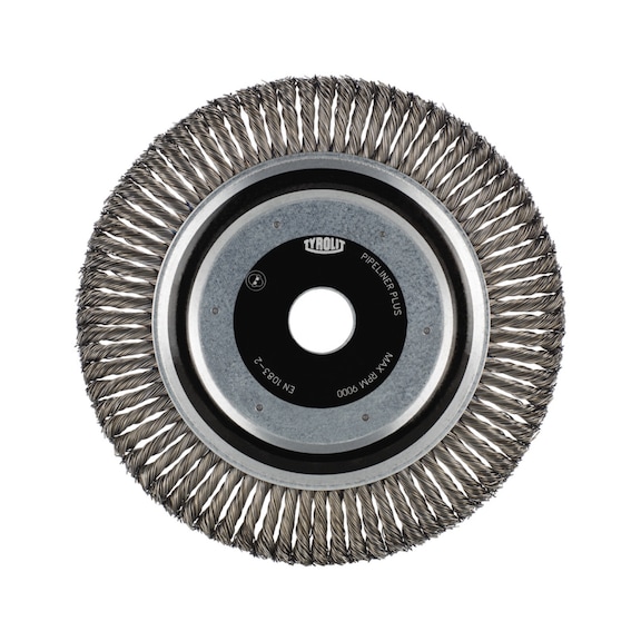 TYROLIT PIPELINER PLUS round brush 178x6x29x22.2 DZ E0.5 mm PREMIUM Inox - Round brush