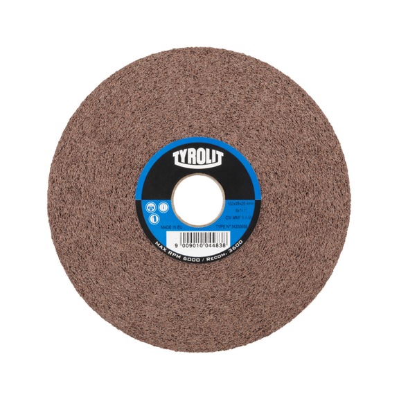 TYROLIT Compact wound disc MMF 152x51x25.4 mm 2 S FINE PREMIUM universal - Sanding tool made of sanding compound
