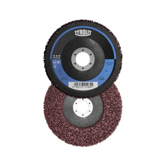TYROLIT Universal coarse cleaning disc 115x22.2 mm A EX.GROB PREMIUM - Grinding wheel/grinding stone