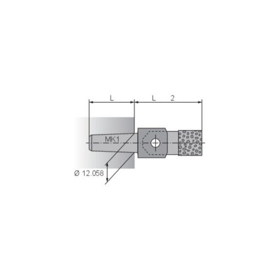 TYROLIT Holder 25.5x34.5xMK0 for diamond dressing plates 236200 - Tool (accessories, other)