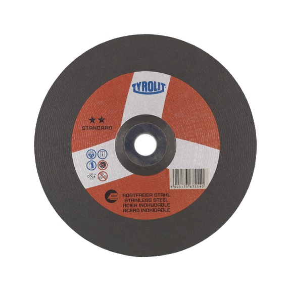 TYROLIT Schruppscheibe 230x8x22,23 mm A30R STANDARD Inox - Schruppschleifscheibe