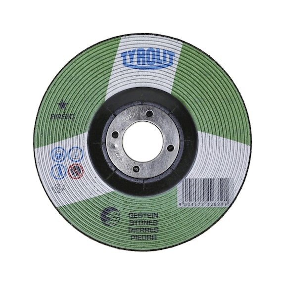 TYROLIT Roughing disc 125x6x22.23 mm C30S BASIC stone - Roughing grinding wheel