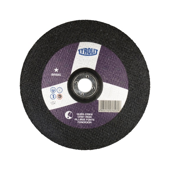 TYROLIT Roughing disc 178x8x22.23 mm AC30N BASIC Cast - Roughing grinding wheel