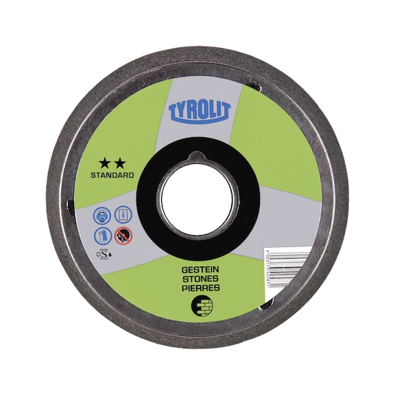 TYROLIT Resin grinding cup 110/90x55x22.2 C60 B STANDARD Stone - Sanding tool with diamond or boron-nitride with bore