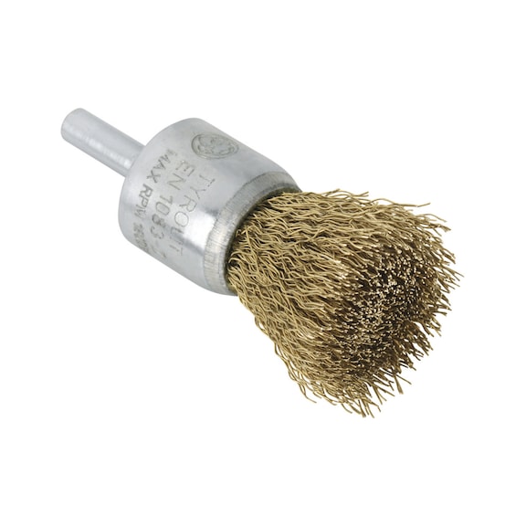 TYROLIT Brush 12x20-6x60, crimped wire M0.3 mm PREMIUM Aluminium - Sanding segment, honing tool, sharpening stone