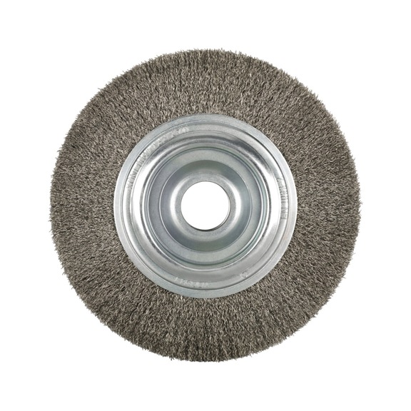 TYROLIT Round brush 150x18x27x32 DW E0.3 mm PREMIUM stainless steel - Sanding pin and sanding object with threaded attachment (shaft)