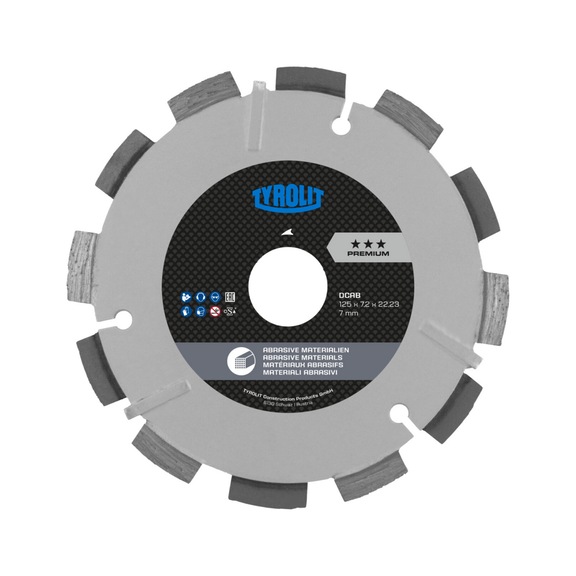TYROLIT DCAB masonry cutter 125x7.2x22.23 PREMIUM abrasive materials - Tool (accessories, other)