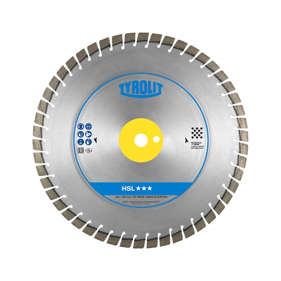 TYROLIT HSL Hands&auml;geblatt 416x2,8/2,2x25,4 PREMIUM Beton - S&auml;geblatt (Sonstige)