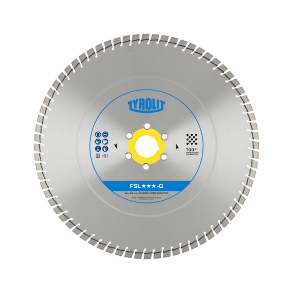 TYROLIT FSL-C Joint Cutting Sheet 600x3.9x60 PREMIUM Existing Concrete - Saw blade (other)