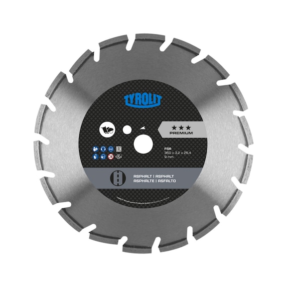 TYROLIT FSA Fugenschnittblatt 500x3,6x25,4 PREMIUM Asphalt - S&auml;geblatt (Sonstige)