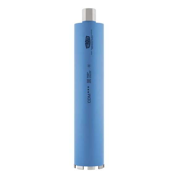 TYROLIT CDM Nassbohrkronen 102x450x11/4 Zoll PREMIUM armierten Beton - Bohrkrone f&uuml;r mineralisches Material
