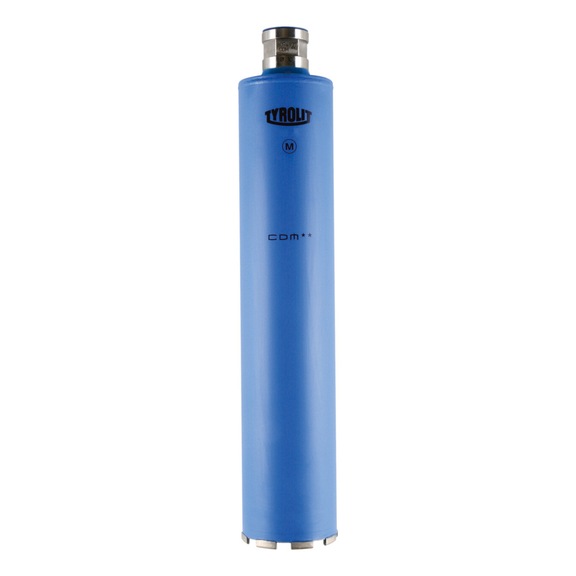 TYROLIT CDM Nassbohrkronen 132x450x11/4 Zoll STANDARD armierten Beton - Bohrkrone f&uuml;r mineralisches Material