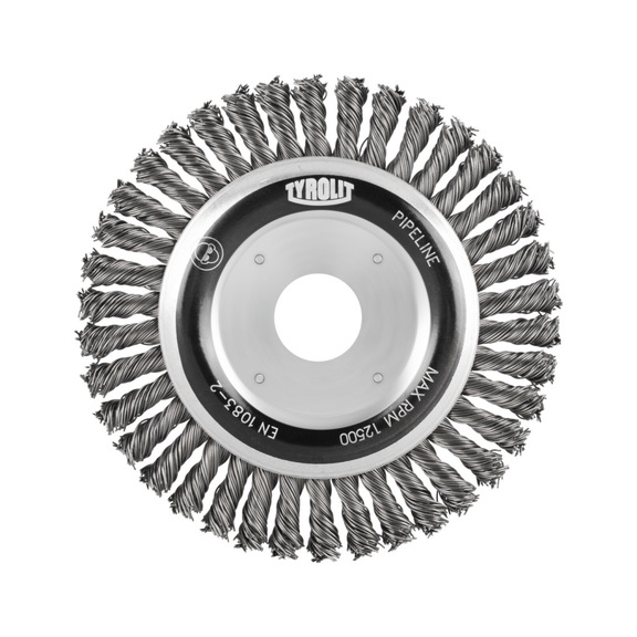 TYROLIT PIPELINER round brush 178x6x29x22.2 DZ E0.5 mm PREMIUM Inox - Round brush