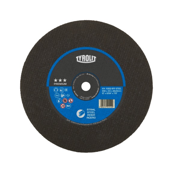 TYROLIT Straight cutting disc 300x3.5x20 mm A30 PREMIUM Steel 75020 - Cutting-off wheel