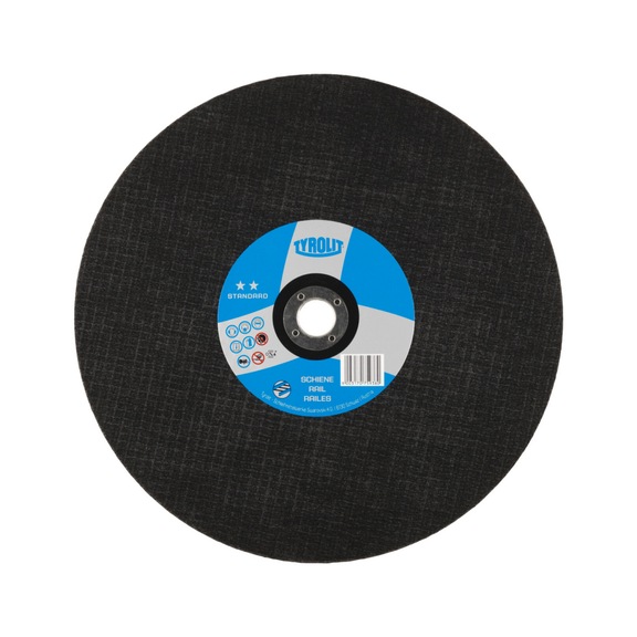 TYROLIT Straight cutting disc 350x4x22.23 mm A30 STANDARD rails - Cutting-off wheel