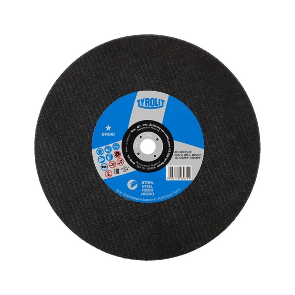 TYROLIT Trennscheibe gerade 300x3,5x20 mm A30 BASIC Stahl - Trennschleifscheibe