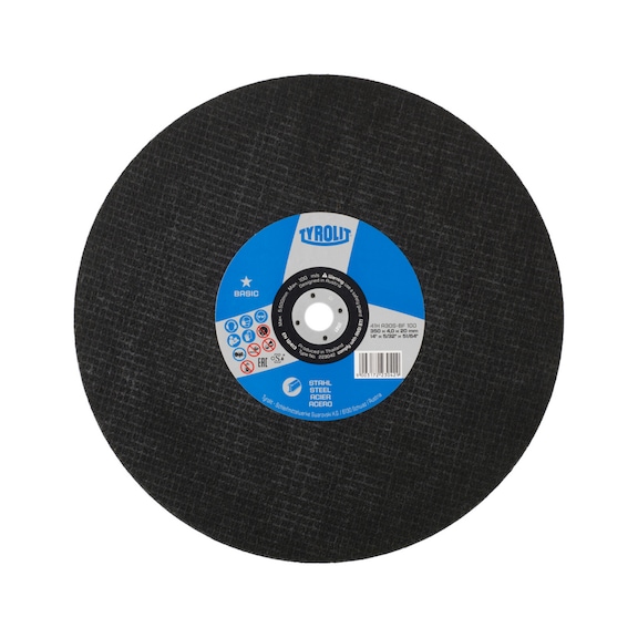 TYROLIT Trennscheibe gerade 350x4x20 mm A30 BASIC Stahl - Trennschleifscheibe
