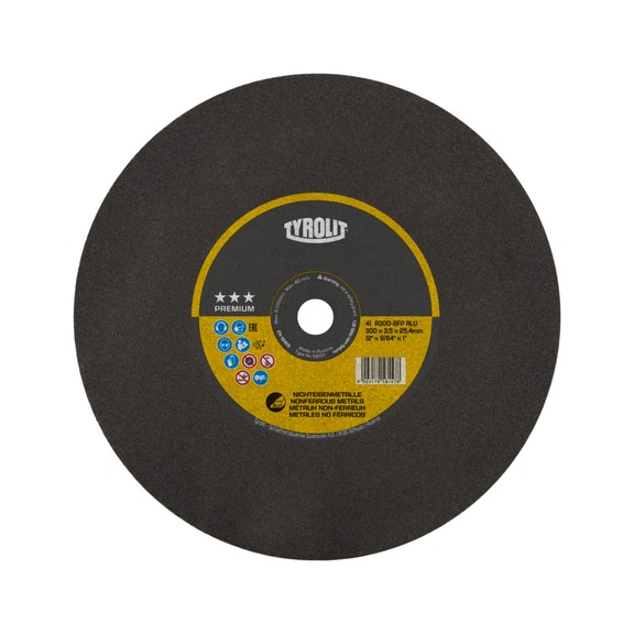 TYROLIT Trennscheibe gerade 350x2,5x25,4 mm A46 N4 BF PREMIUM Inox - Trennschleifscheibe