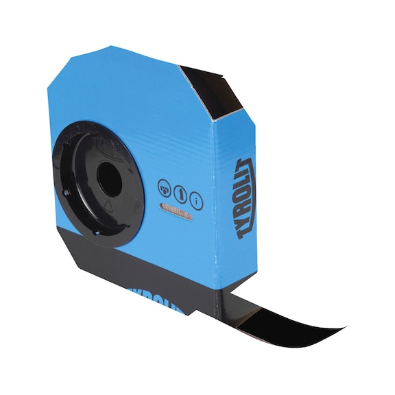 TYROLIT Geweberolle 100x50 A320 JJ BASIC universell einsetzbar - Schleifwerkzeug aus Schleifmittel auf Unterlage