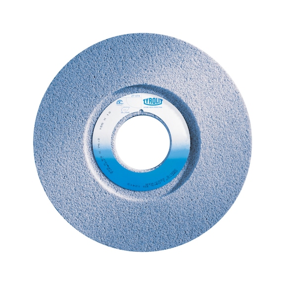TYROLIT Oscillating flat grinding wheel, 2 recesses, 400x63x127 A46 V steel - Grinding wheel/grinding stone