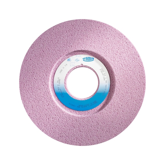 TYROLIT Pendulum flat grinding wheel with recess 400x50x127 A54 V stainless steel - Grinding wheel/grinding stone