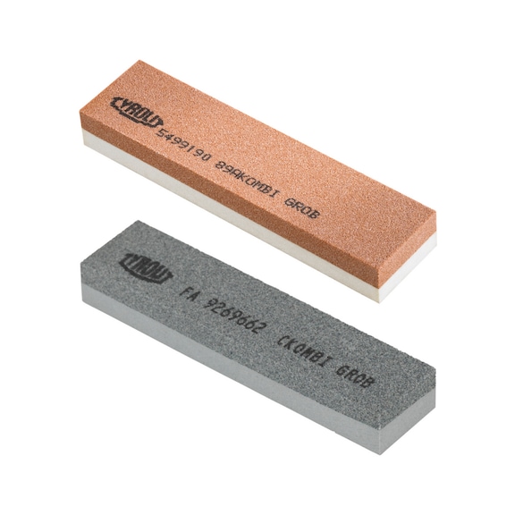 TYROLIT Combination stone, ceramic 18x10x75 mm C120/400 steel - Sanding segment, honing tool, sharpening stone