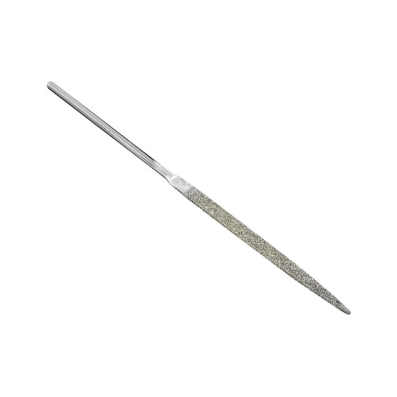 TYROLIT Electroplated diamond needle file 140 mm D126 steel 477422 - Sanding segment, honing tool, sharpening stone
