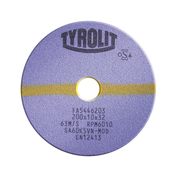 TYROLIT S&auml;gesch&auml;rfschleifscheibe 200x4x32 mm SA80 L5 V gerade Stahl/HSS - Schleifscheibe/Schleifstein