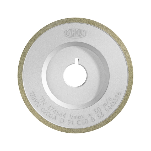 TYROLIT Diamant Schleifteller 100x14x32 mm D64 B Flankenbearbeitung Hartmetall - Schleiftopf, Schleifteller