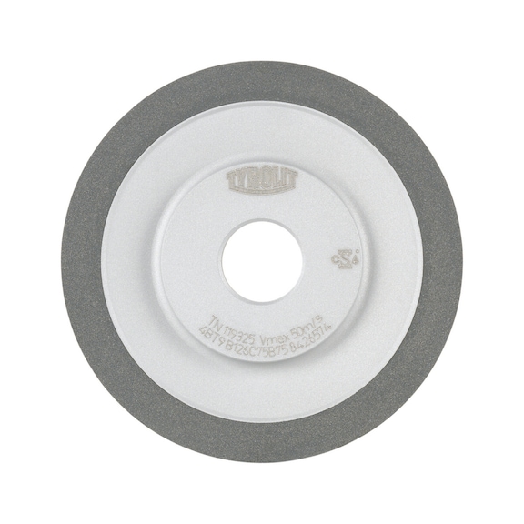 TYROLIT CBN Schleifteller Trockenschliff 100x10x20 mm B126 B Stahl/HSS - Schleifscheibe/Schleifstein