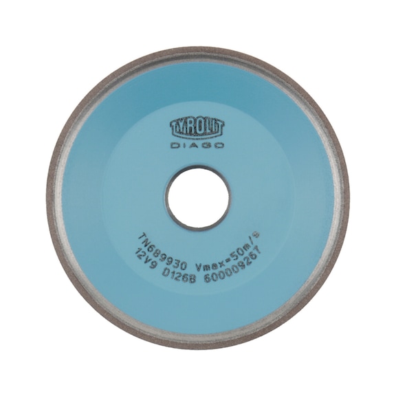 TYROLIT Diamond Diago grinding disc, dry grinding, 100x20x20 D126 B carbide - Sanding tool with diamond or boron-nitride with bore