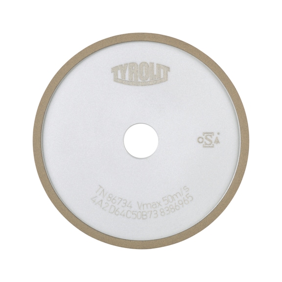 TYROLIT Diamond grinding disc, dry grinding, 150x12x20 mm, D64 B, carbide - Sanding tool with diamond or boron-nitride with bore