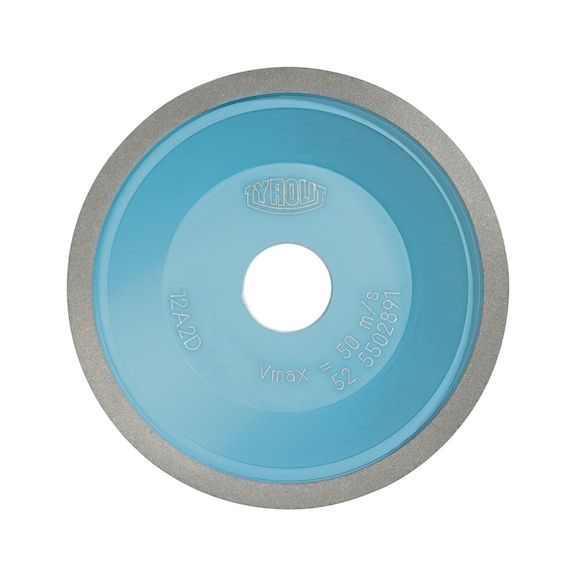 TYROLIT Topfschleifscheibe DIAMANT Kunstharz 12A2D 100x25x20 10-3 D126 C75 B - Diamant-Schleifscheibe