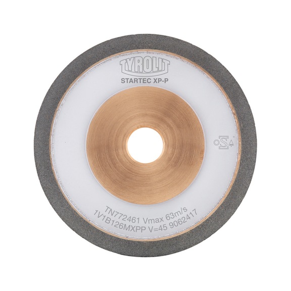 TYROLIT Startec-XP-P Schleifscheibe Nassschliff 100x12x20 mm B126 M Stahl/HSS - Schleifscheibe/Schleifstein