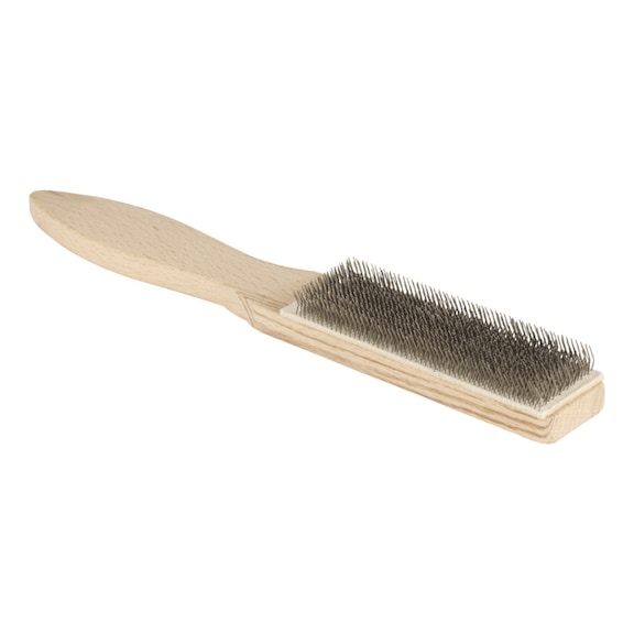 TYROLIT File brush 210x25x100 S0.3 PREMIUM steel - Sanding pin and sanding object with threaded attachment (shaft)