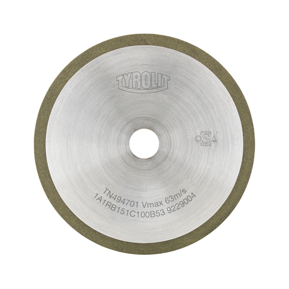 TYROLIT CBN cutting disc, straight, 100x1x20 mm, B151, B PREMIUM, HSS - Cutting-off wheel