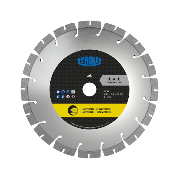 TYROLIT DCU Trockenschnitt-S&auml;gebl&auml;tter 400x3,2/2,5x20 PREMIUM Universal - S&auml;geblatt (Sonstige)