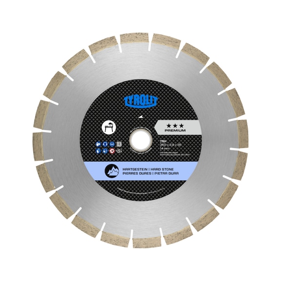 TYROLIT TSH table saw blade 350x2.8x35 PREMIUM hard stone - Saw blade (other)